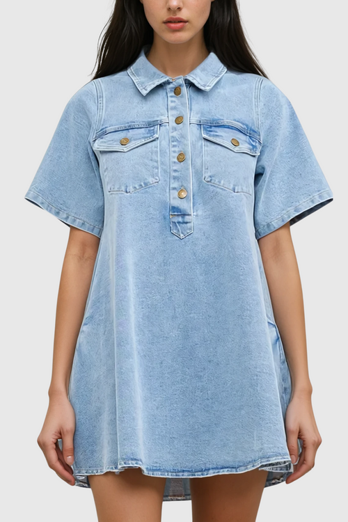 DENIM DRESSES – Tagged